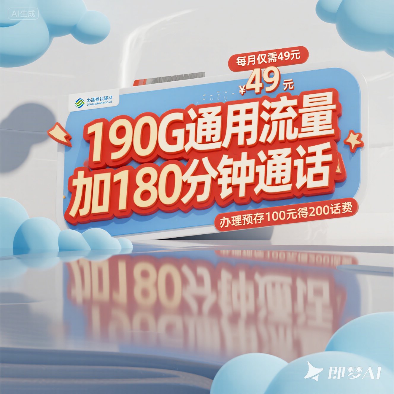 49 元承包你的全月流量与通话！