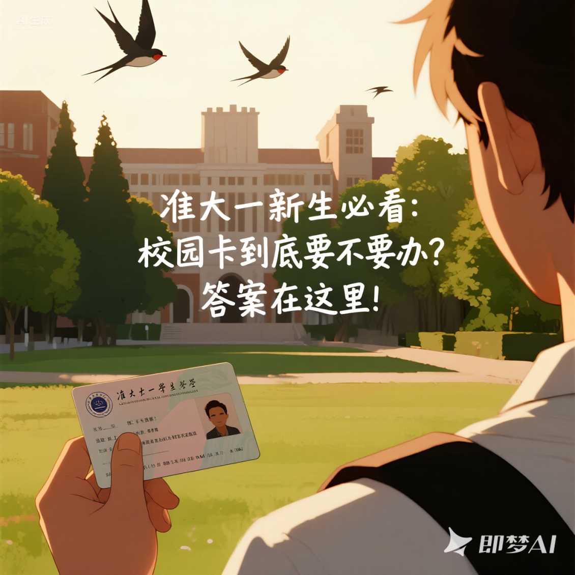 准大一新生必看：校园卡到底要不要办？答案在这里！