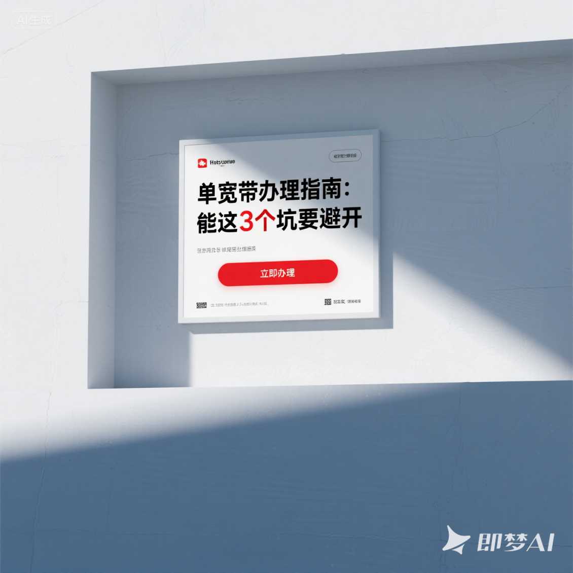 单宽带办理指南：能办，但这 3 个坑要避开