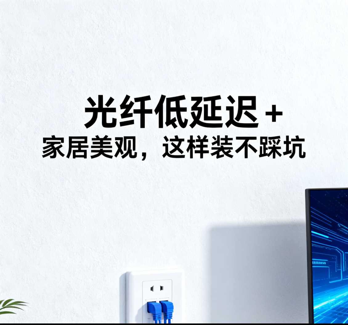 光纤低延迟 + 家居美观，这样装不踩坑